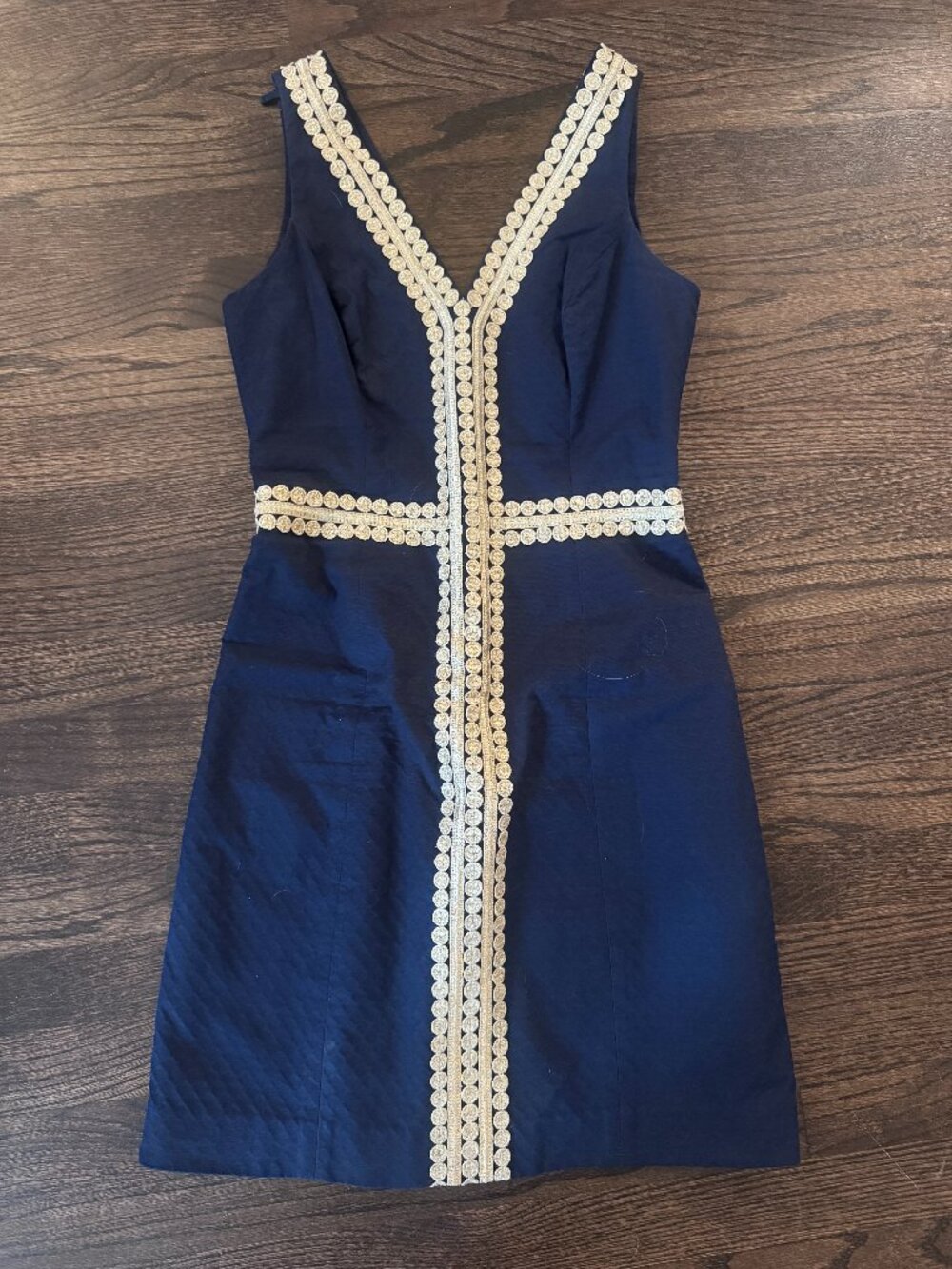 Lilly Pulitzer Navy Shift Dress Size 0